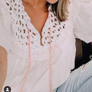 Crop free people blouse